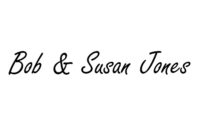 Bob and Susan Jones